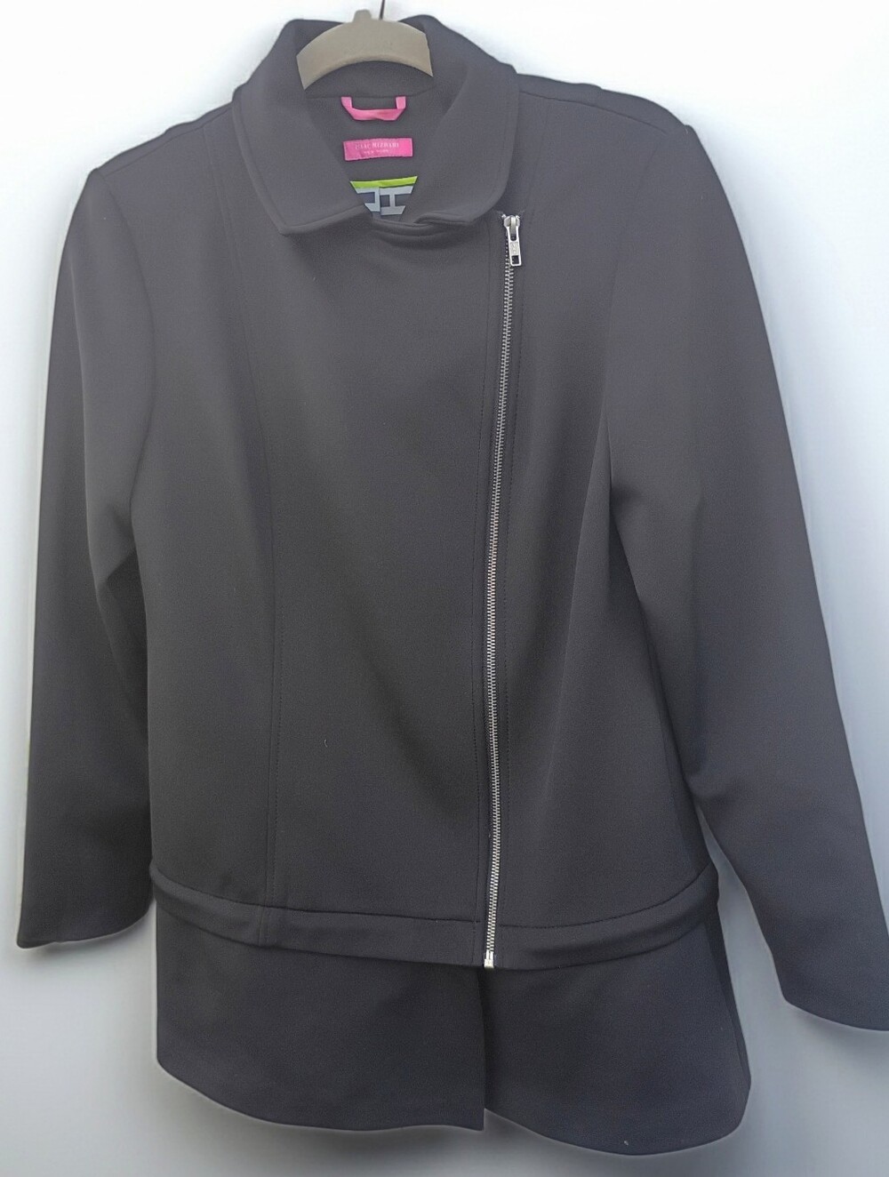 Isaac Mizrahi Convertible Black Jacket M